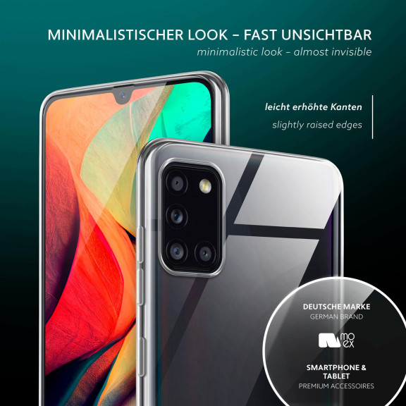 moex Aero Case Samsung Galaxy A31 durchsichtig aus Silikon – Weiteres Produktbild 4