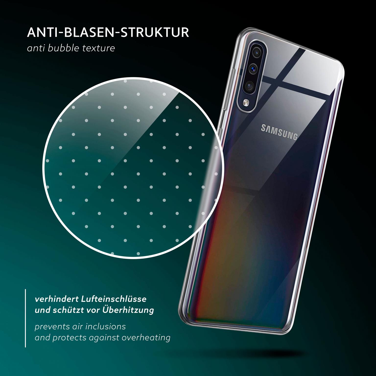 moex Aero Case Samsung Galaxy A50 durchsichtig aus Silikon – Weiteres Produktbild 6