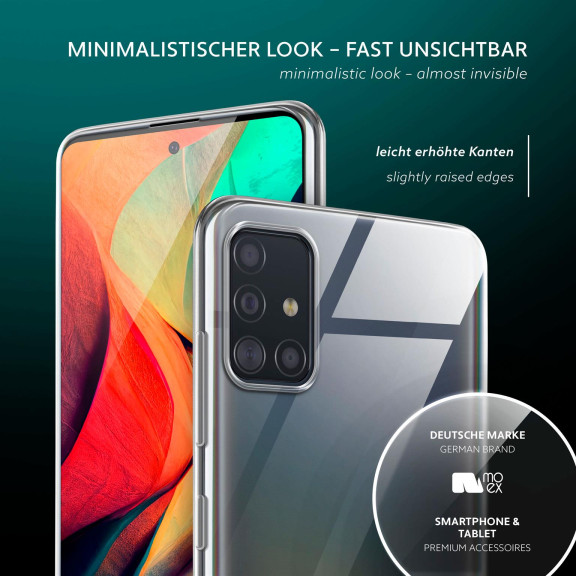 moex Aero Case Samsung Galaxy A51 durchsichtig aus Silikon – Weiteres Produktbild 4