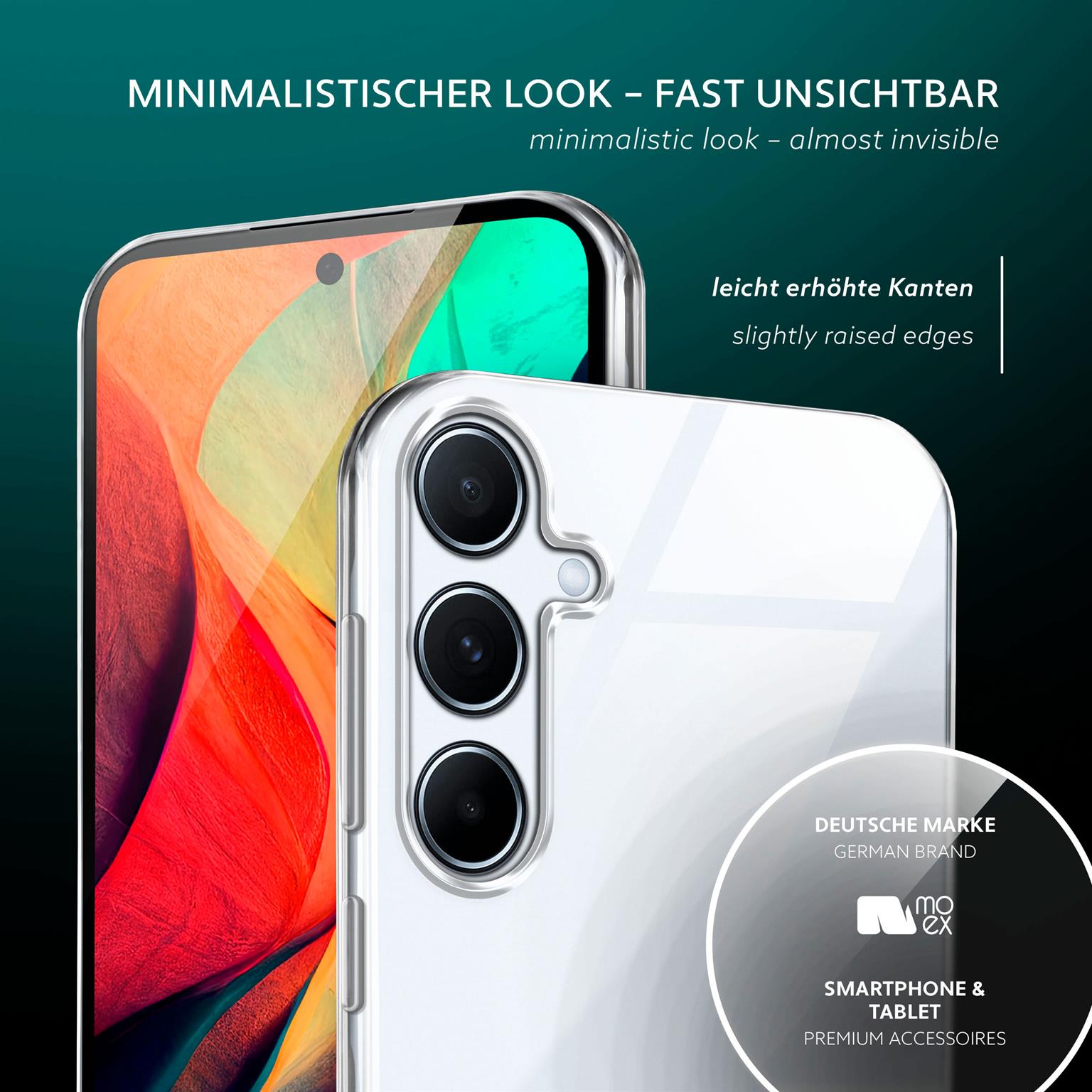 moex Aero Case Samsung Galaxy A56 5G durchsichtig aus Silikon – Weiteres Produktbild 4