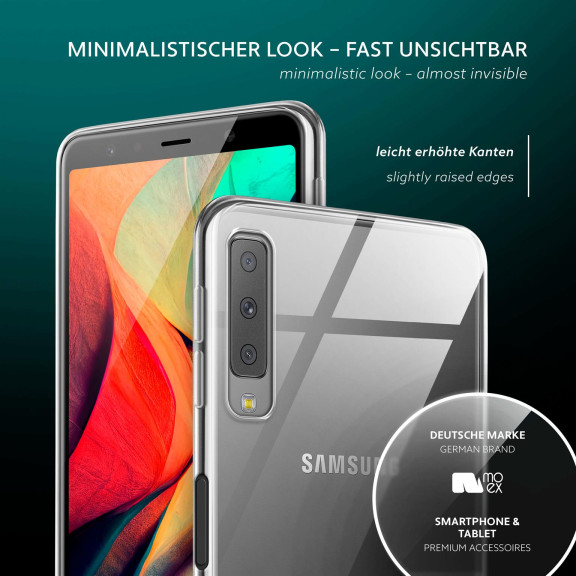 moex Aero Case Samsung Galaxy A7 (2018) durchsichtig aus Silikon – Weiteres Produktbild 4