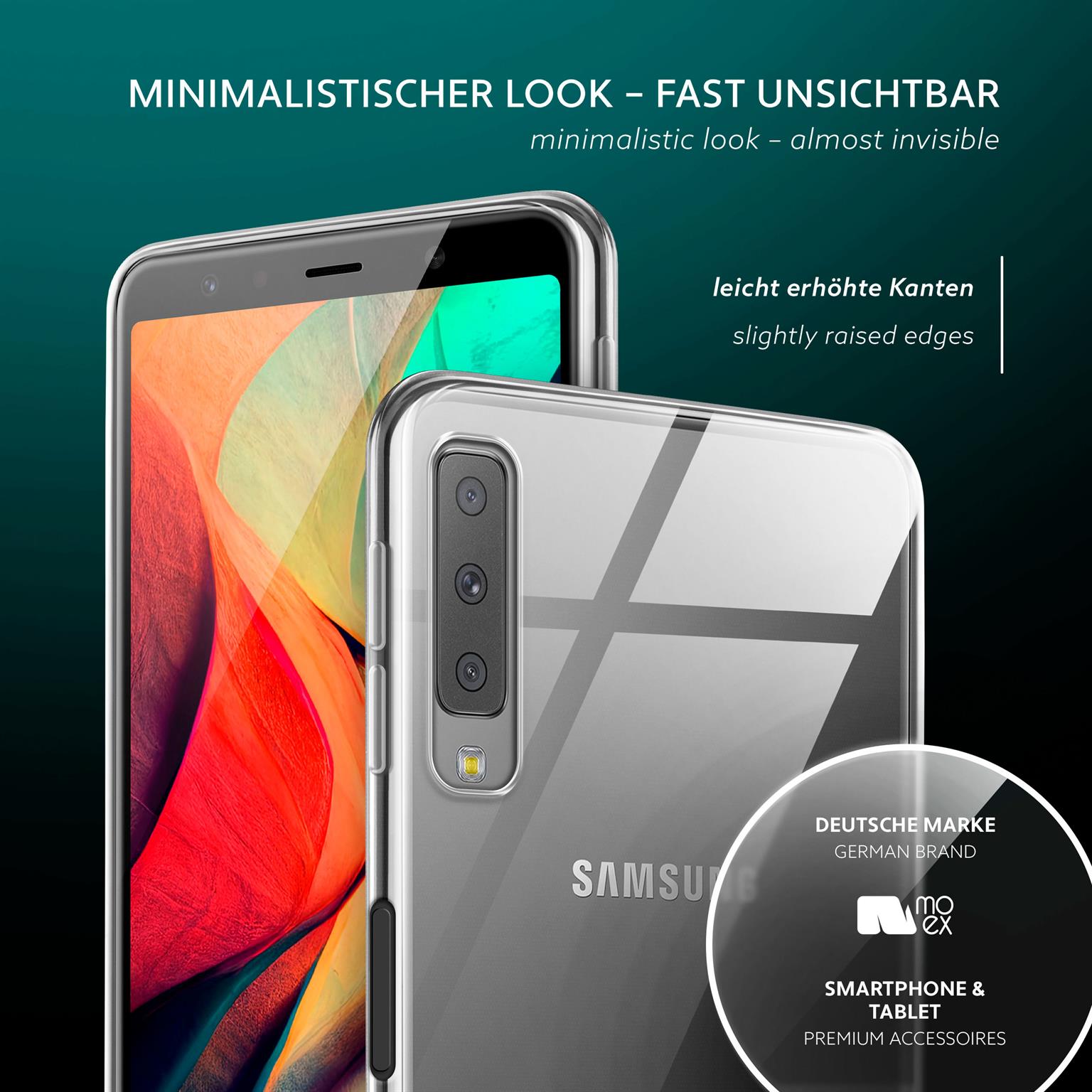 moex Aero Case Samsung Galaxy A7 (2018) durchsichtig aus Silikon – Weiteres Produktbild 4 moex Aero Case Samsung Galaxy A7 (2018) durchsichtig aus Silikon – Weiteres Produktbild 4
