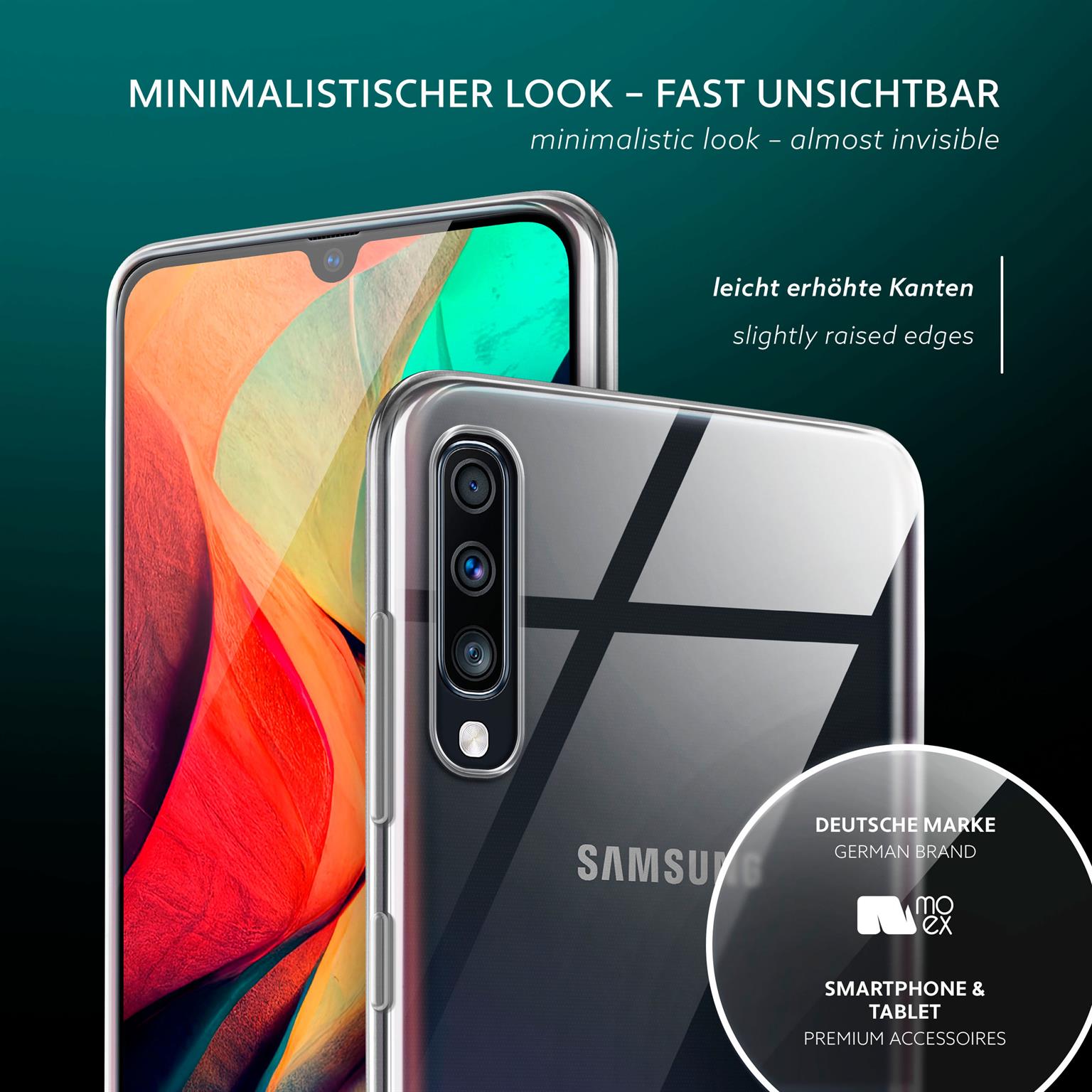 moex Aero Case Samsung Galaxy A70 durchsichtig aus Silikon – Weiteres Produktbild 3