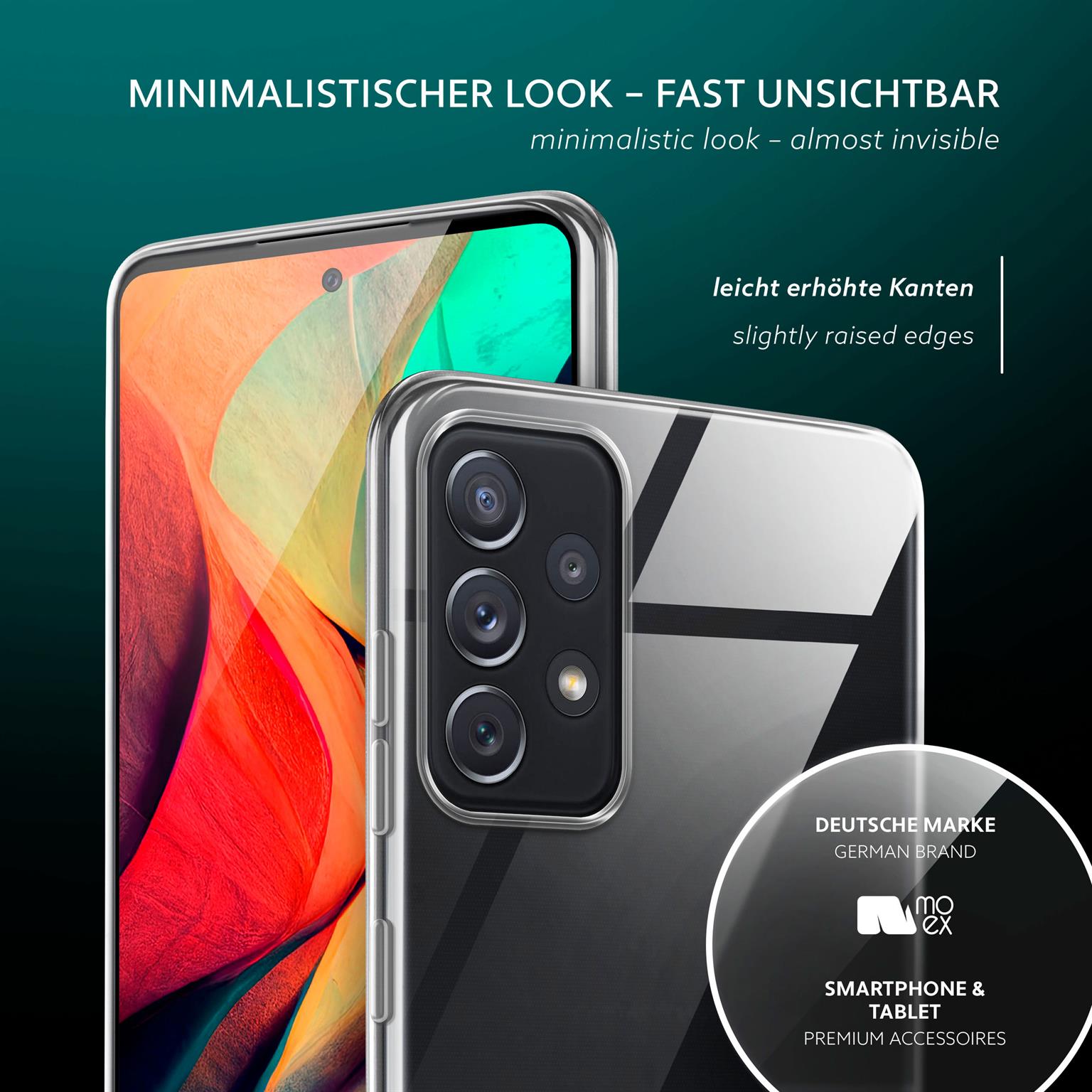moex Aero Case Samsung Galaxy A72 durchsichtig aus Silikon – Weiteres Produktbild 3
