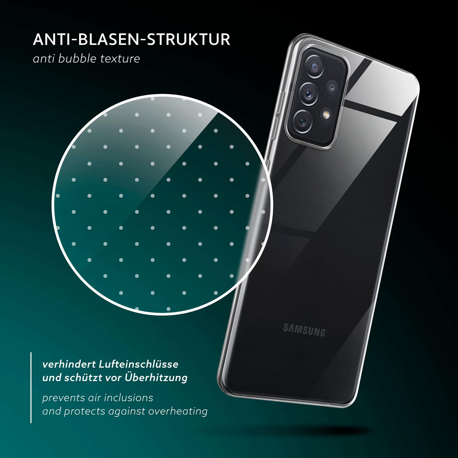 moex Aero Case Samsung Galaxy A72 durchsichtig aus Silikon – Weiteres Produktbild 5