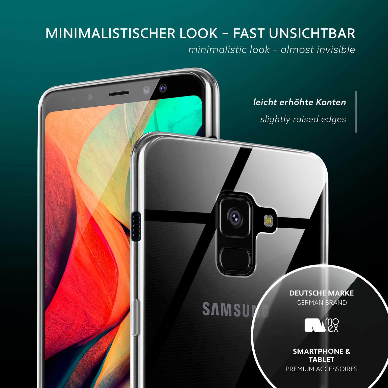 moex Aero Case Samsung Galaxy A8 (2018) durchsichtig aus Silikon – Weiteres Produktbild 4 moex Aero Case Samsung Galaxy A8 (2018) durchsichtig aus Silikon – Weiteres Produktbild 4