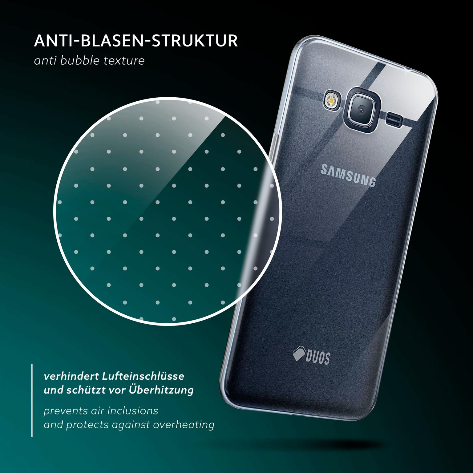 moex Aero Case Samsung Galaxy J3 (2016) durchsichtig aus Silikon – Weiteres Produktbild 5