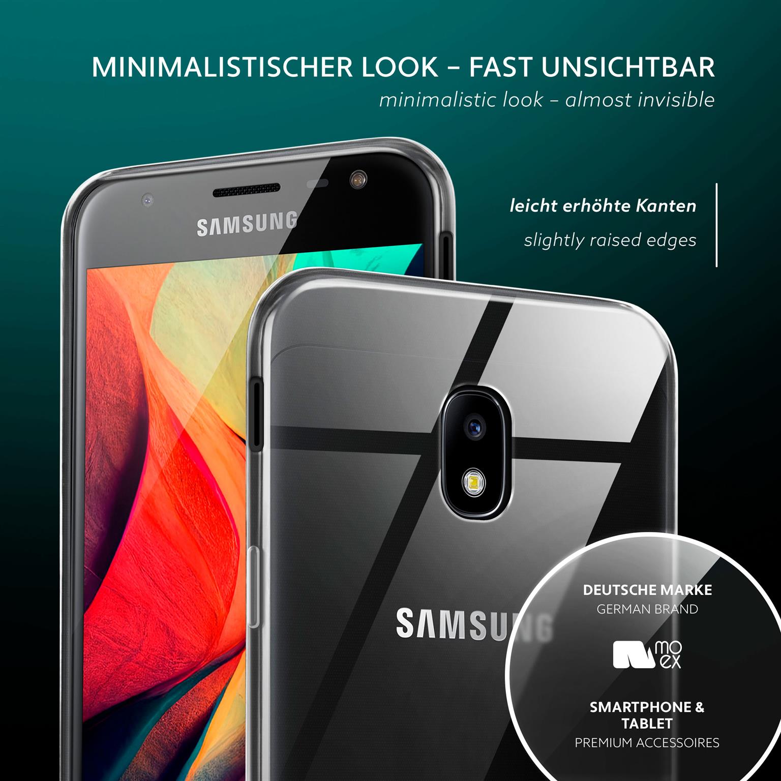 moex Aero Case Samsung Galaxy J3 (2017) durchsichtig aus Silikon – Weiteres Produktbild 3