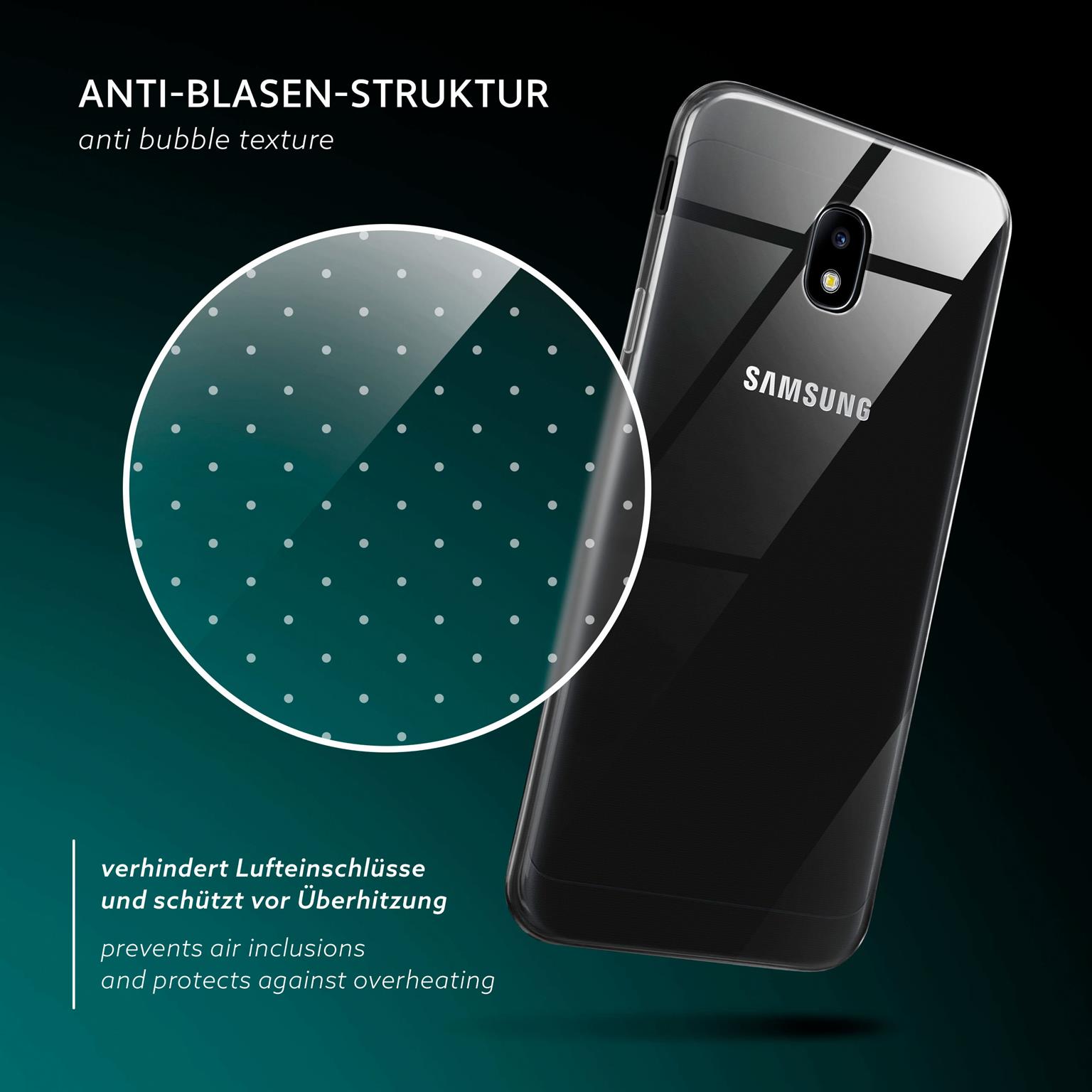 moex Aero Case Samsung Galaxy J3 (2017) durchsichtig aus Silikon – Weiteres Produktbild 5