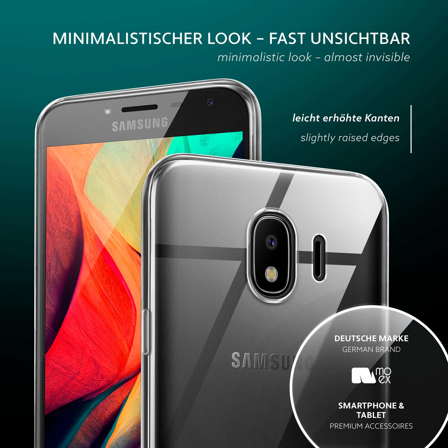 moex Aero Case Samsung Galaxy J4 (2018) durchsichtig aus Silikon – Weiteres Produktbild 3