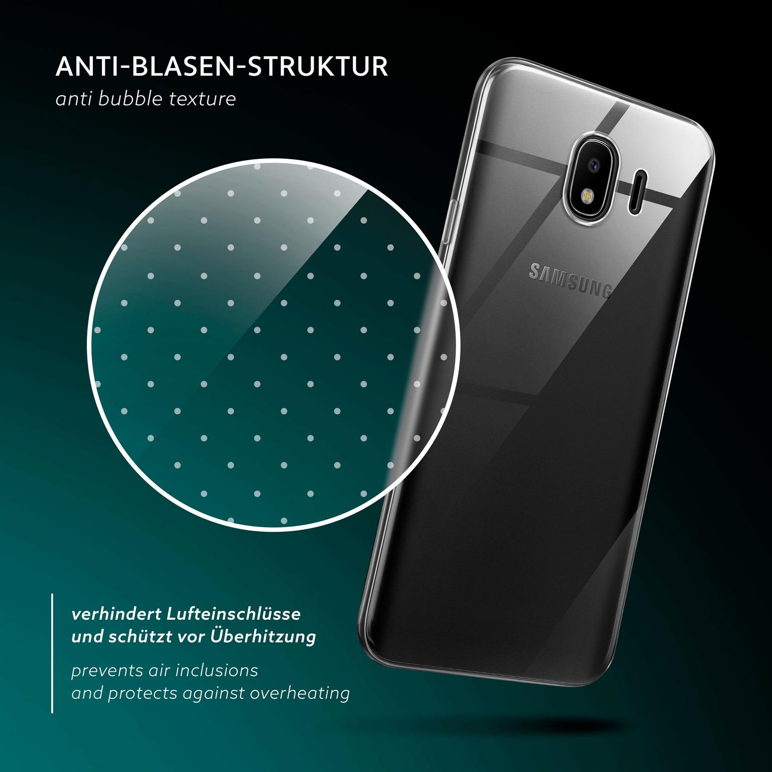 moex Aero Case Samsung Galaxy J4 (2018) durchsichtig aus Silikon – Weiteres Produktbild 5