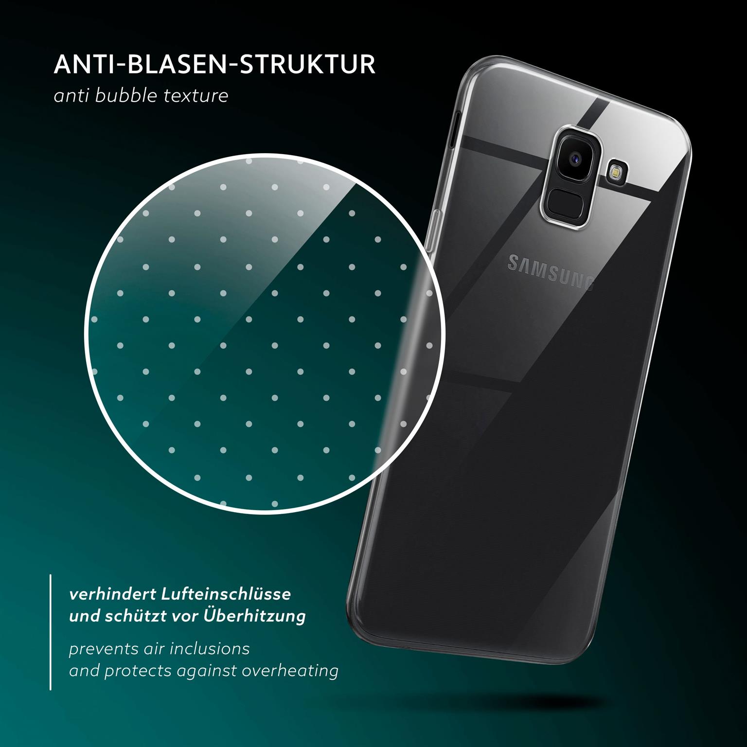 moex Aero Case Samsung Galaxy J6 (2018) durchsichtig aus Silikon – Weiteres Produktbild 5