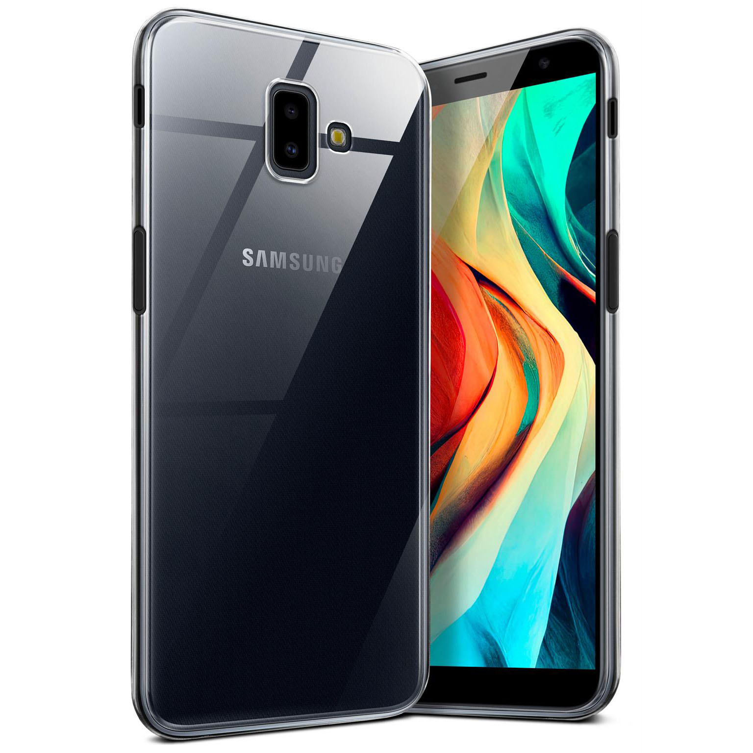 moex Aero Case Samsung Galaxy J6 Plus durchsichtig aus Silikon – Crystal-Clear