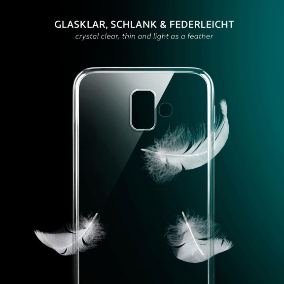 moex Aero Case Samsung Galaxy J6 Plus durchsichtig aus Silikon – Weiteres Produktbild 3