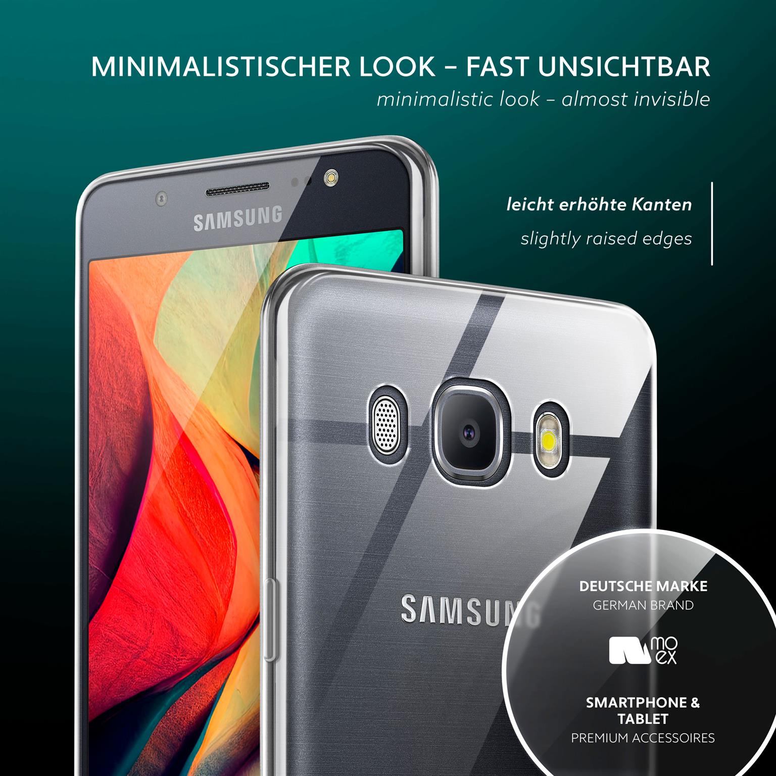 moex Aero Case Samsung Galaxy J7 (2016) durchsichtig aus Silikon – Weiteres Produktbild 3