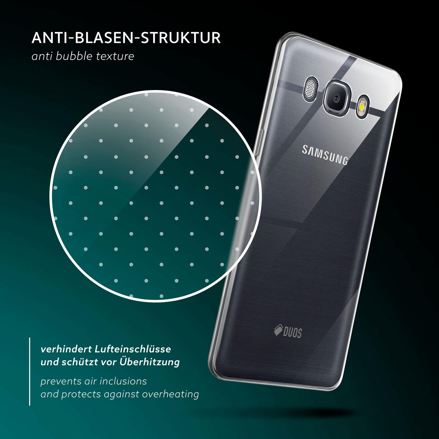 moex Aero Case Samsung Galaxy J7 (2016) durchsichtig aus Silikon – Weiteres Produktbild 5