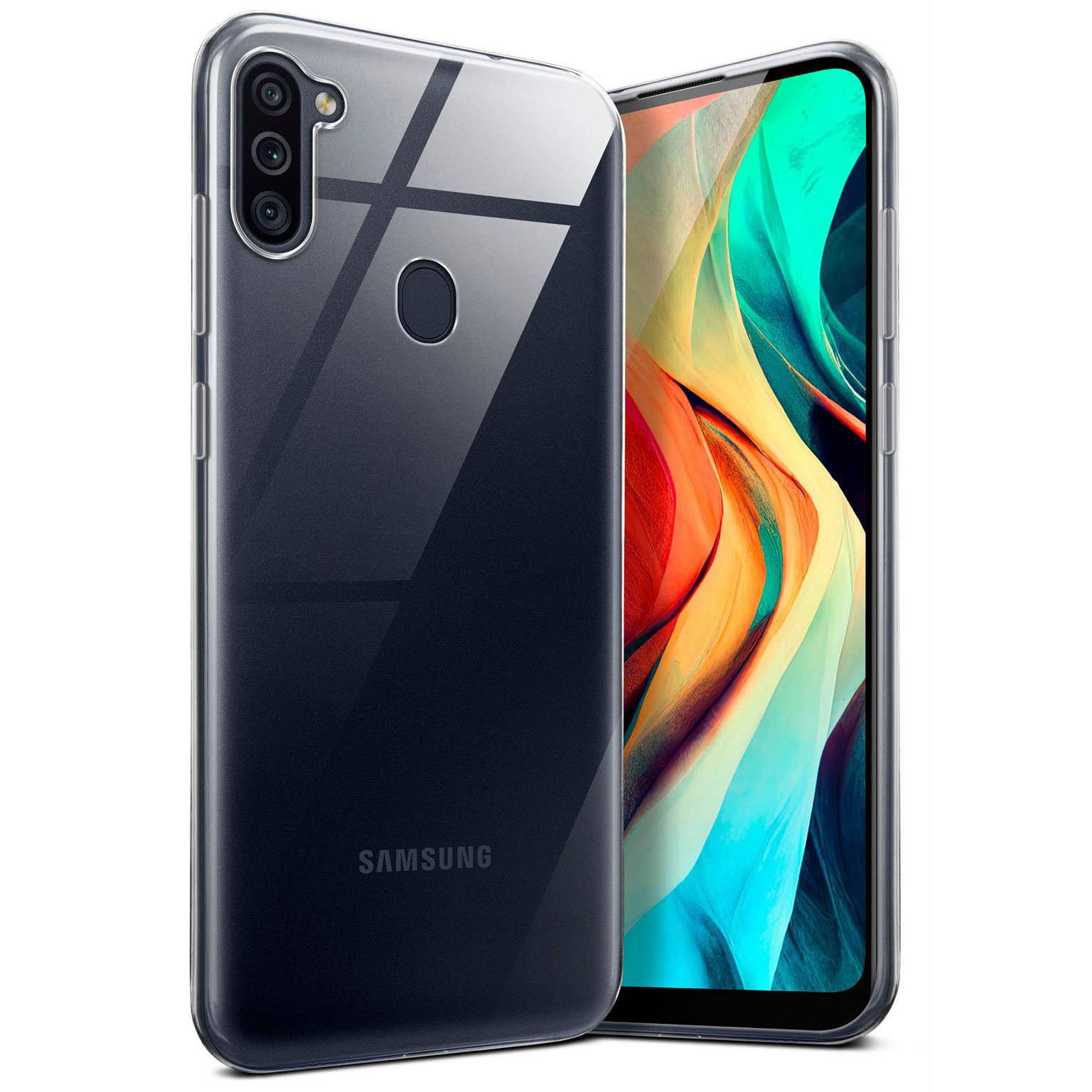 moex Aero Case Samsung Galaxy M11 durchsichtig aus Silikon – Crystal-Clear