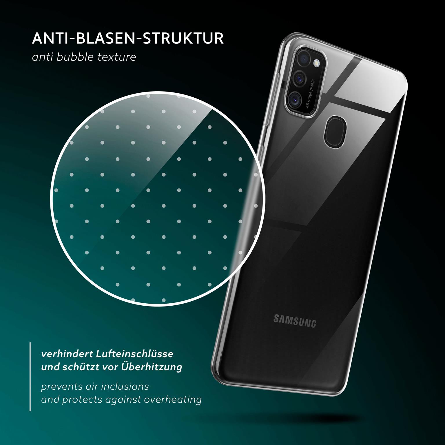 moex Aero Case Samsung Galaxy M21 durchsichtig aus Silikon – Weiteres Produktbild 6