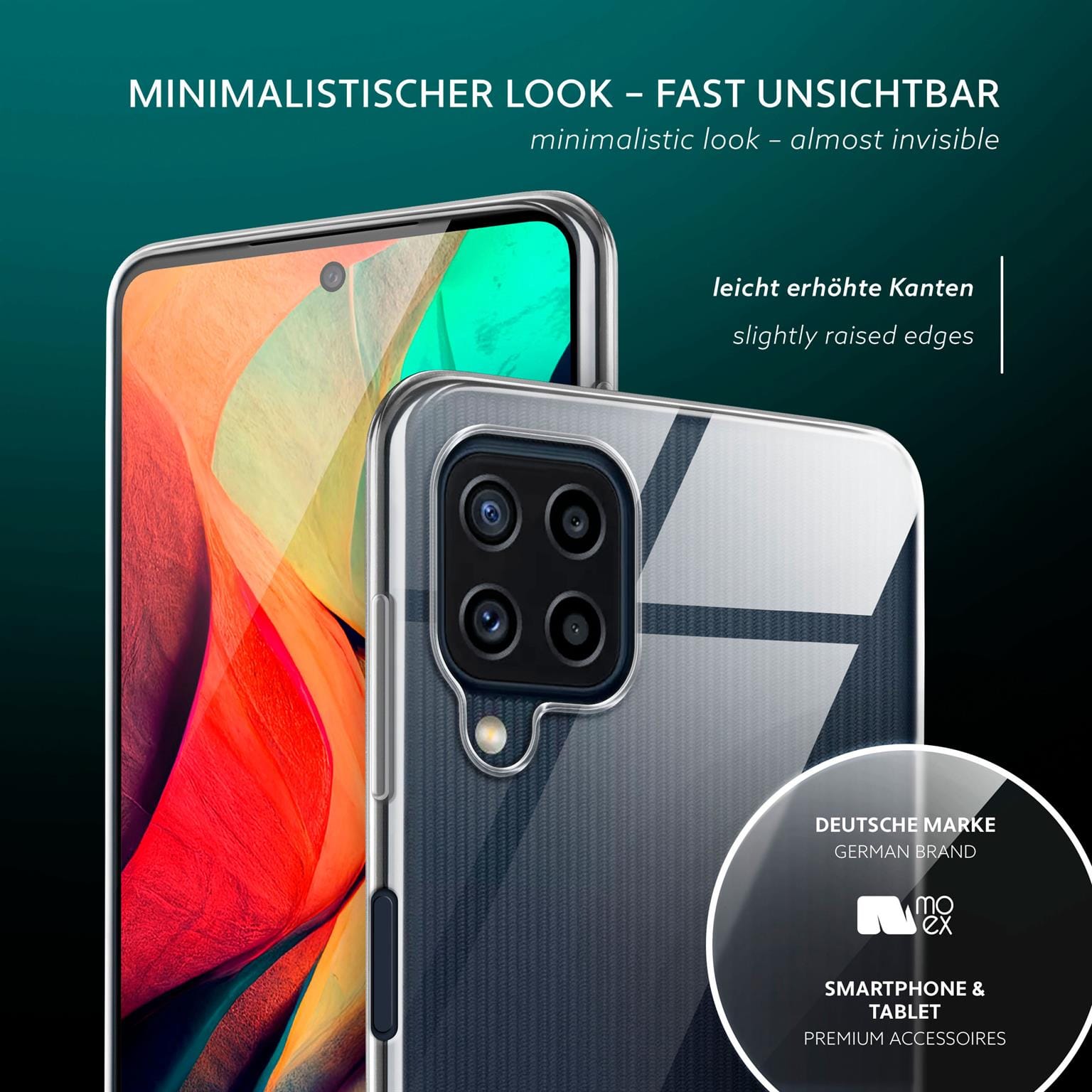 moex Aero Case Samsung Galaxy M22 durchsichtig aus Silikon – Weiteres Produktbild 4 moex Aero Case Samsung Galaxy M22 durchsichtig aus Silikon – Weiteres Produktbild 4
