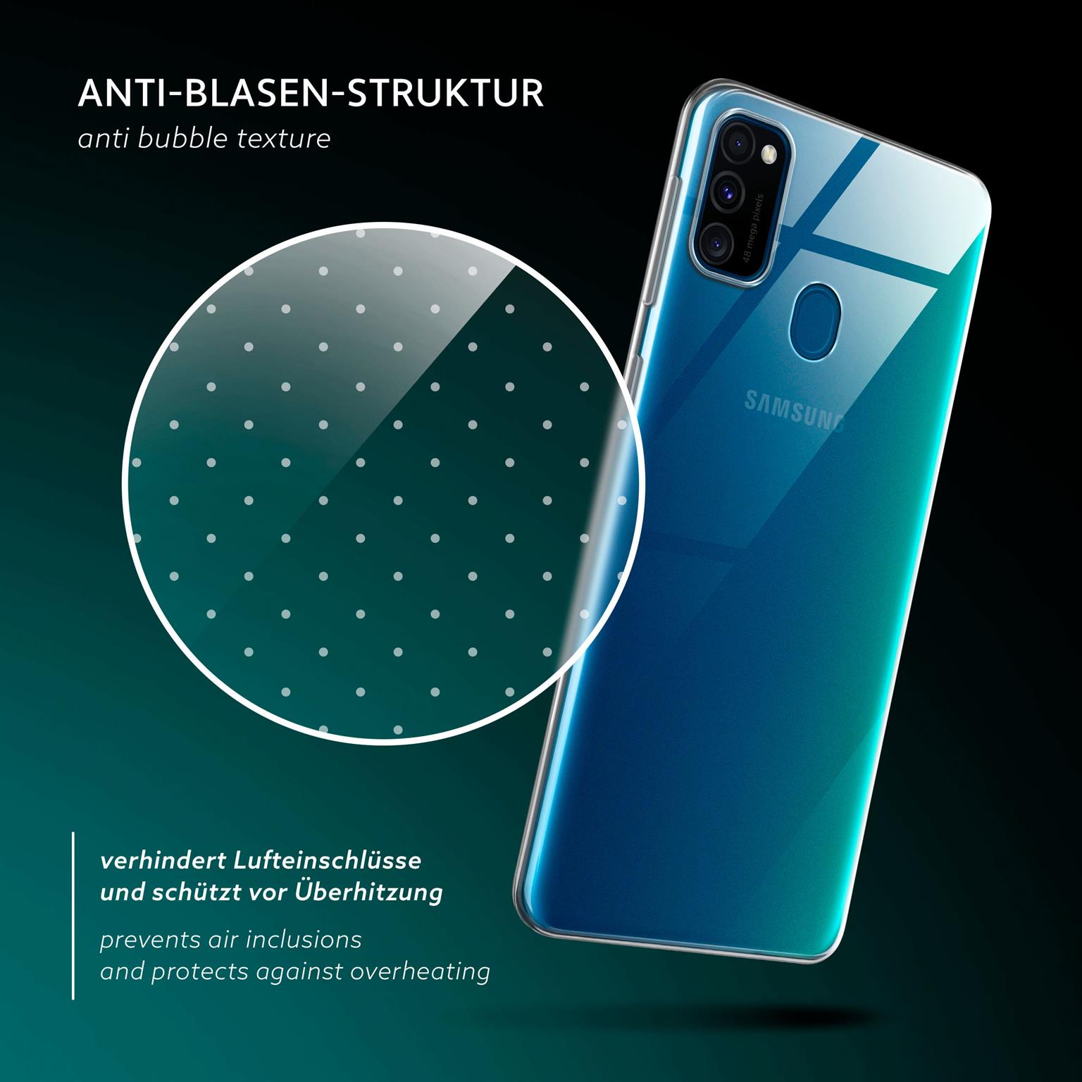 moex Aero Case Samsung Galaxy M30s durchsichtig aus Silikon – Weiteres Produktbild 6