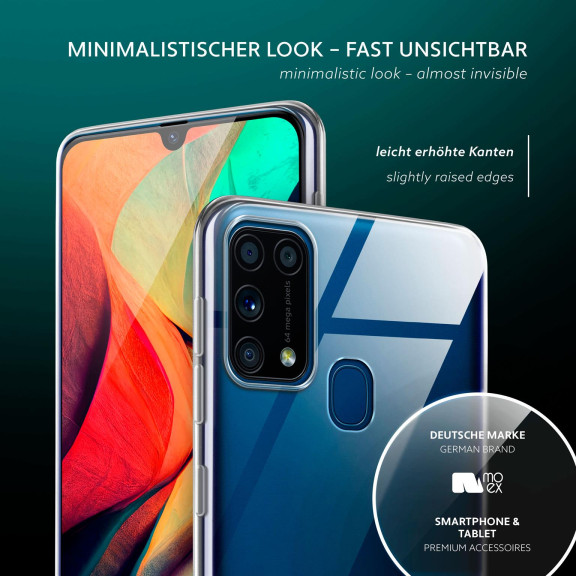 moex Aero Case Samsung Galaxy M31 durchsichtig aus Silikon – Weiteres Produktbild 4