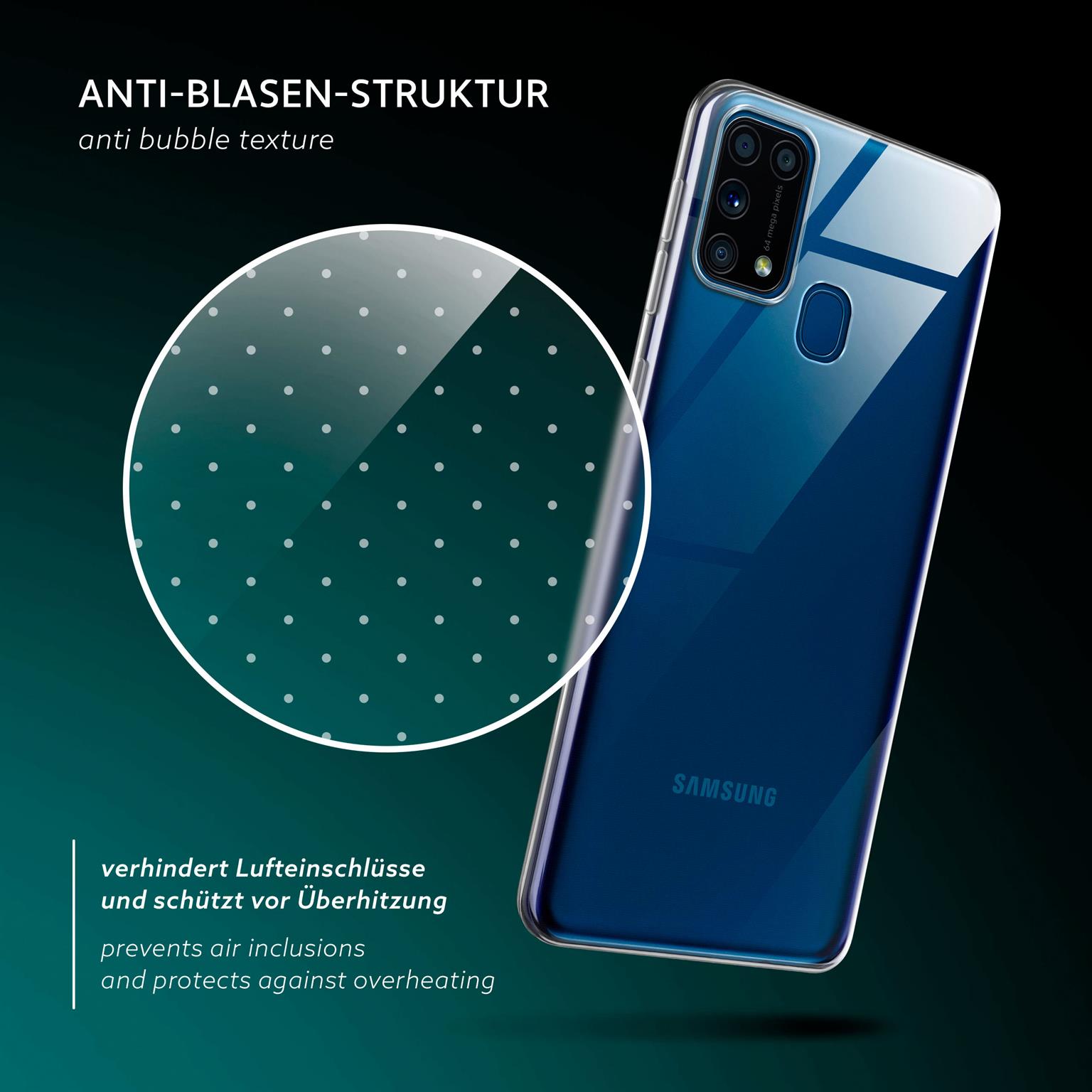 moex Aero Case Samsung Galaxy M31 durchsichtig aus Silikon – Weiteres Produktbild 6