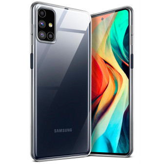 moex Aero Case Samsung Galaxy M31s durchsichtig aus Silikon – Crystal-Clear