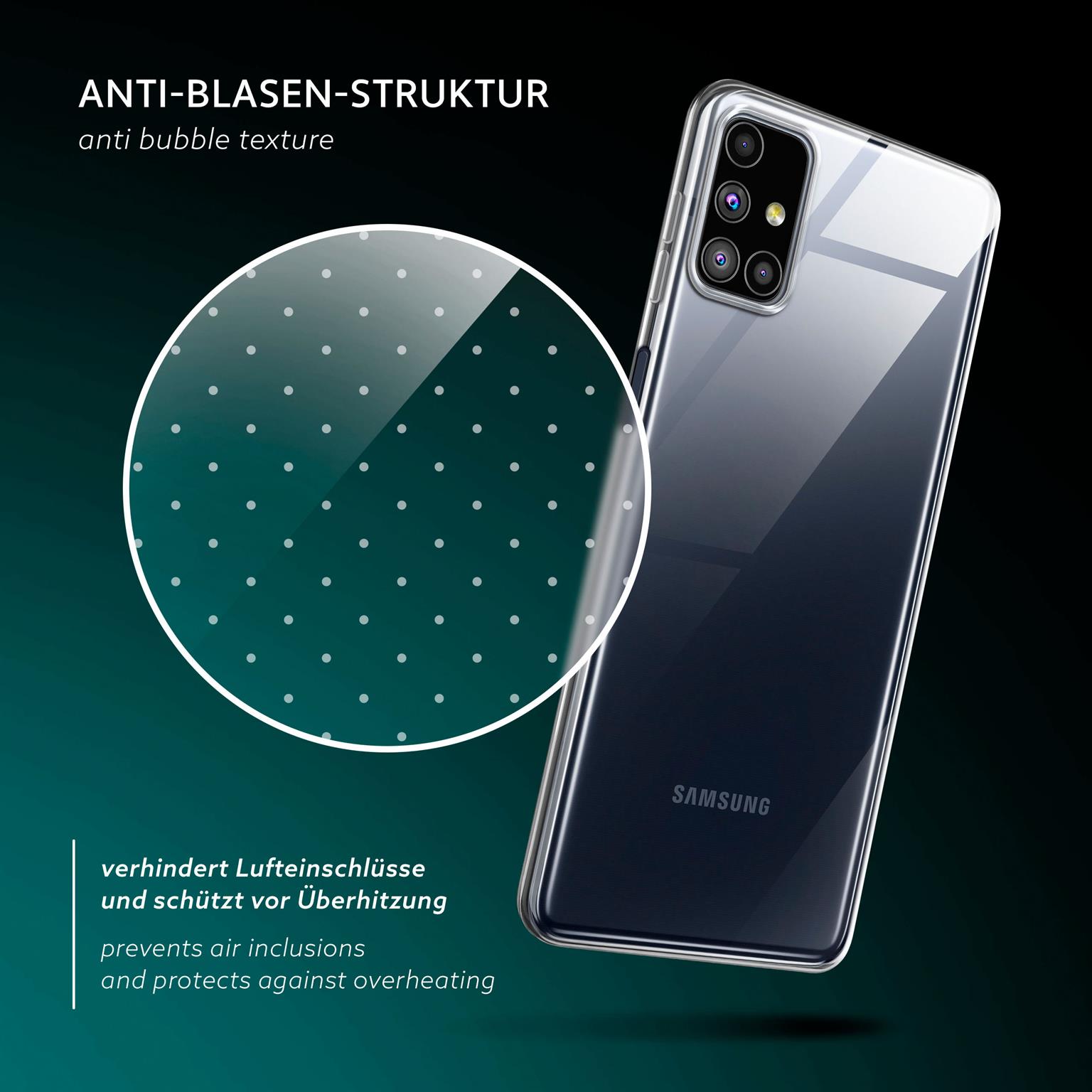 moex Aero Case Samsung Galaxy M31s durchsichtig aus Silikon – Weiteres Produktbild 6