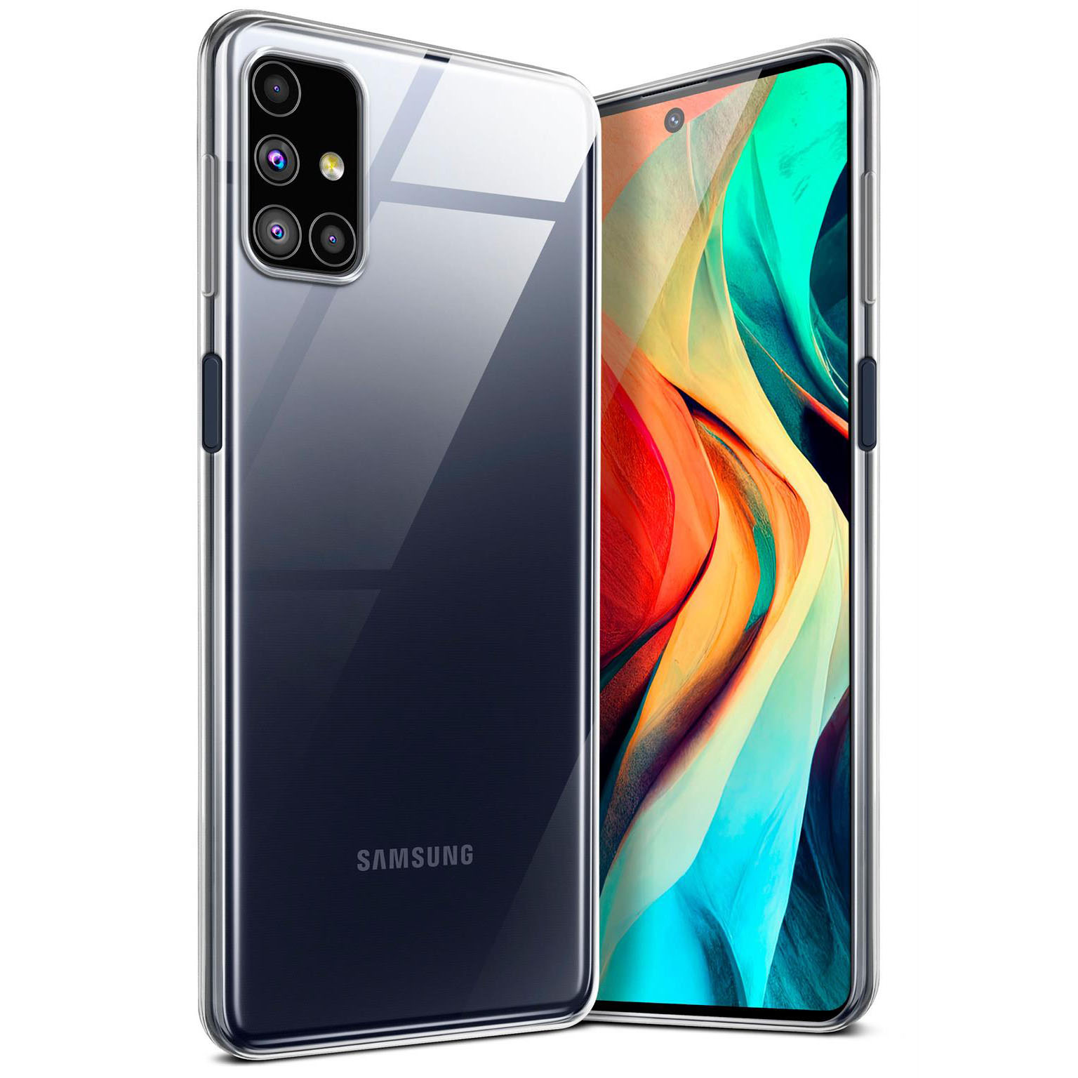 moex Aero Case Samsung Galaxy M51 durchsichtig aus Silikon – Crystal-Clear