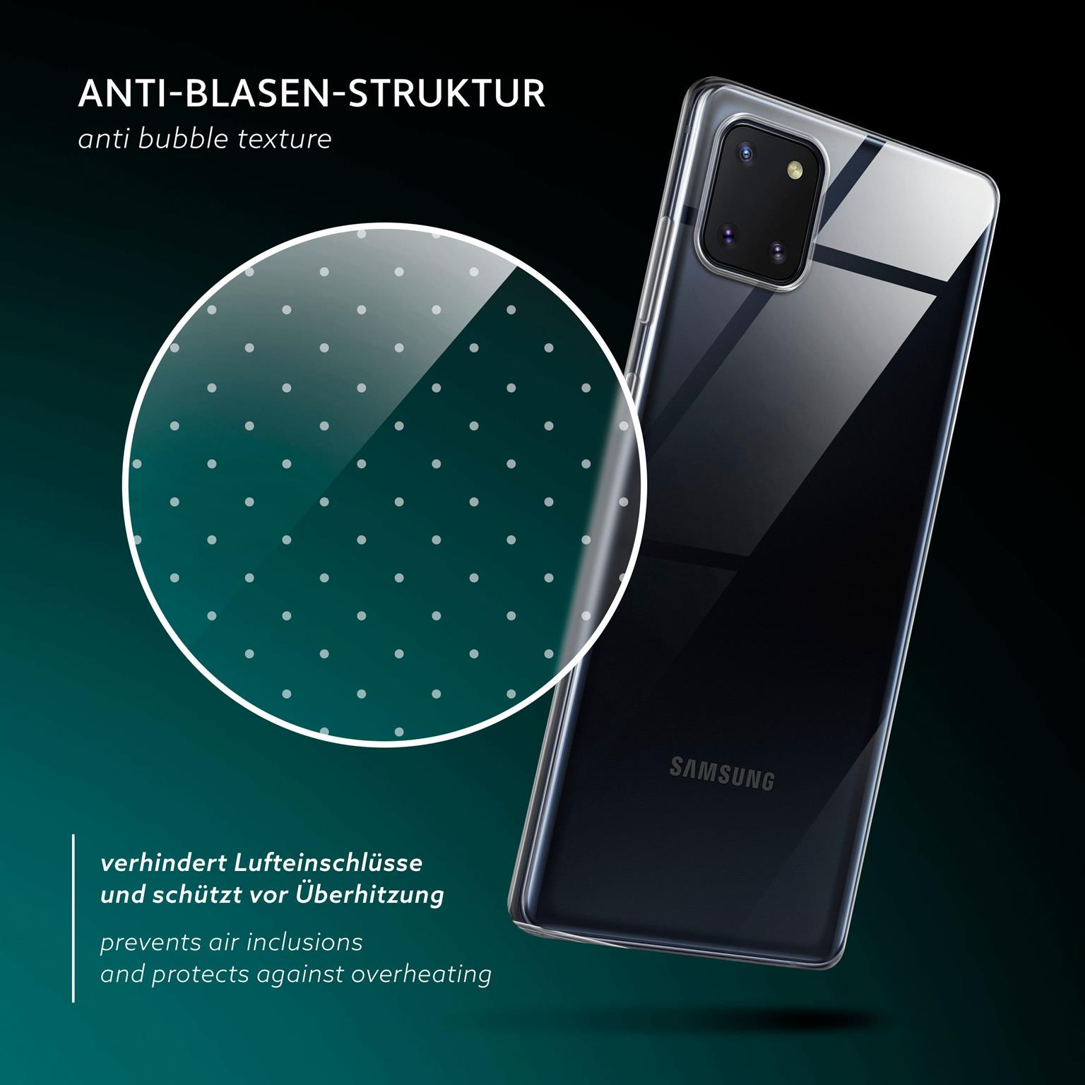 moex Aero Case Samsung Galaxy Note 10 Lite durchsichtig aus Silikon – Weiteres Produktbild 5