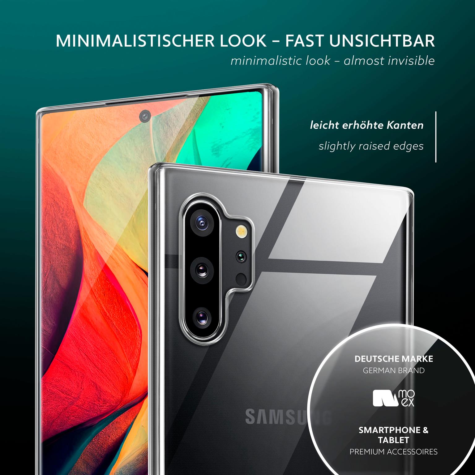 moex Aero Case Samsung Galaxy Note 10 Plus 5G durchsichtig aus Silikon – Weiteres Produktbild 4 moex Aero Case Samsung Galaxy Note 10 Plus 5G durchsichtig aus Silikon – Weiteres Produktbild 4