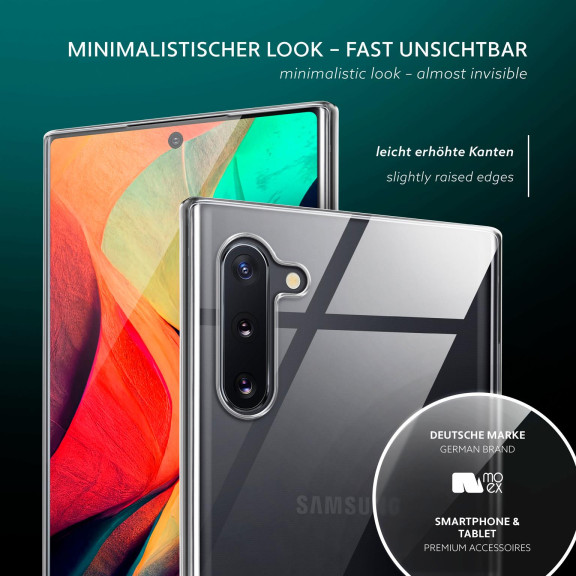 moex Aero Case Samsung Galaxy Note 10 durchsichtig aus Silikon – Weiteres Produktbild 4