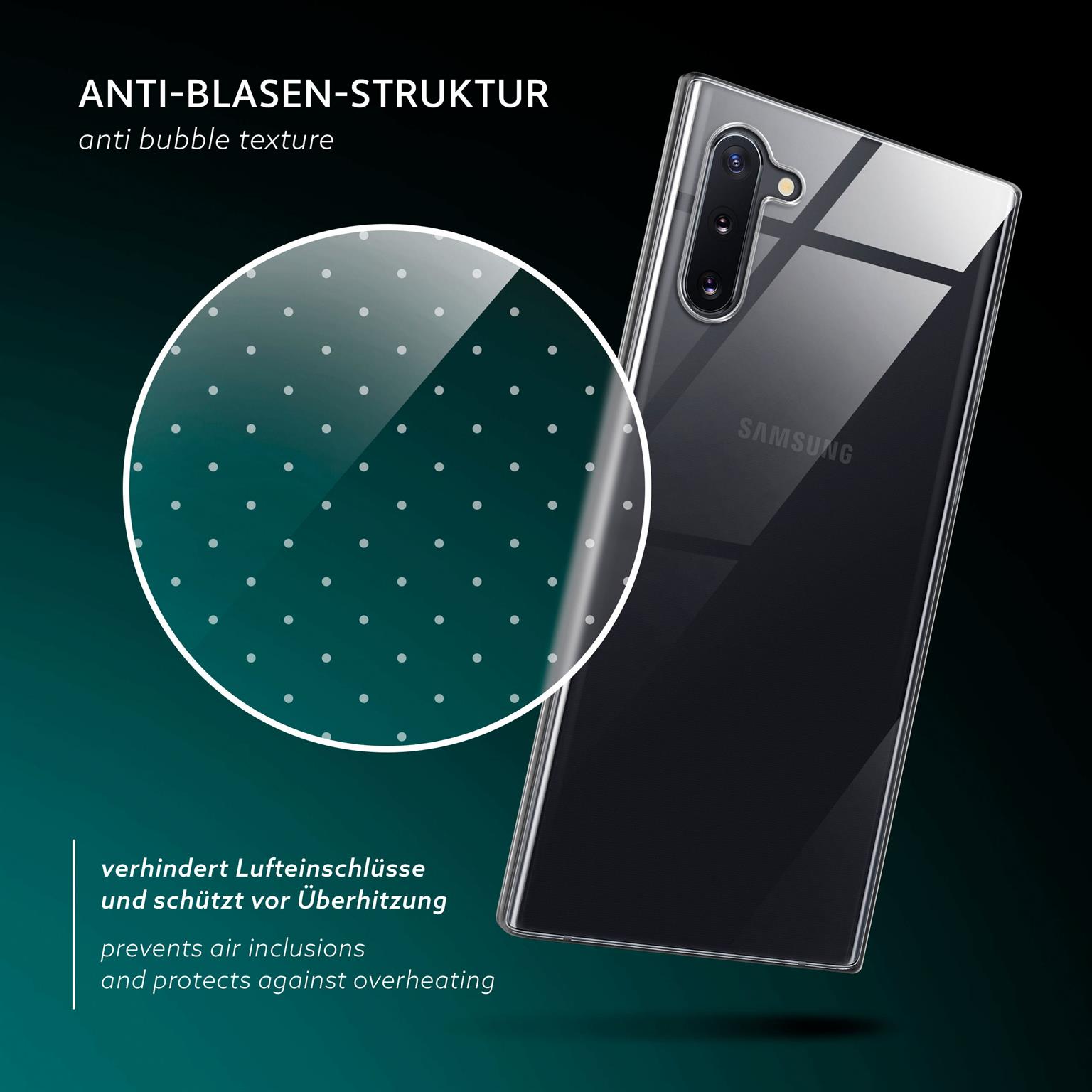 moex Aero Case Samsung Galaxy Note 10 durchsichtig aus Silikon – Weiteres Produktbild 6