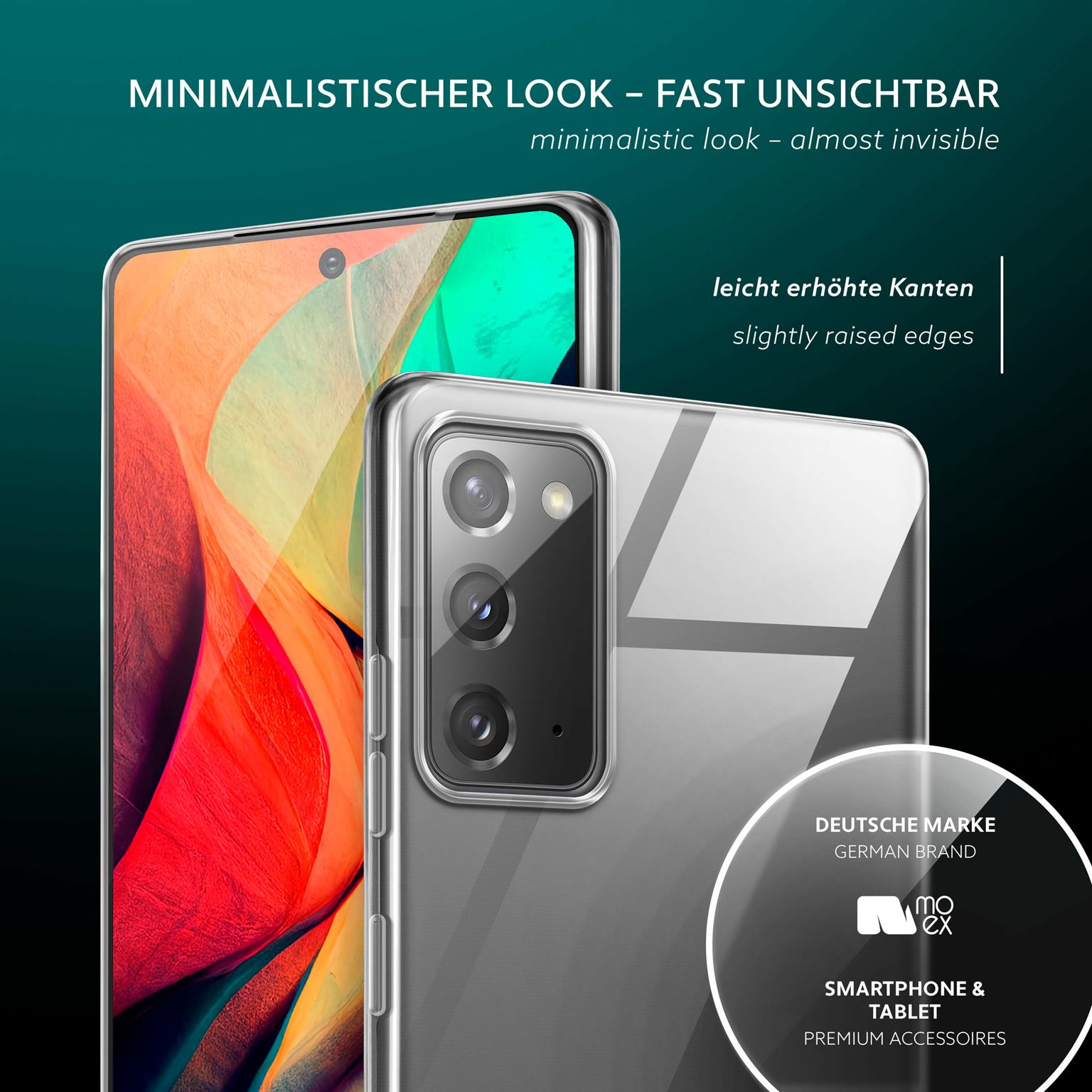 moex Aero Case Samsung Galaxy Note 20 5G durchsichtig aus Silikon – Weiteres Produktbild 4 moex Aero Case Samsung Galaxy Note 20 5G durchsichtig aus Silikon – Weiteres Produktbild 4