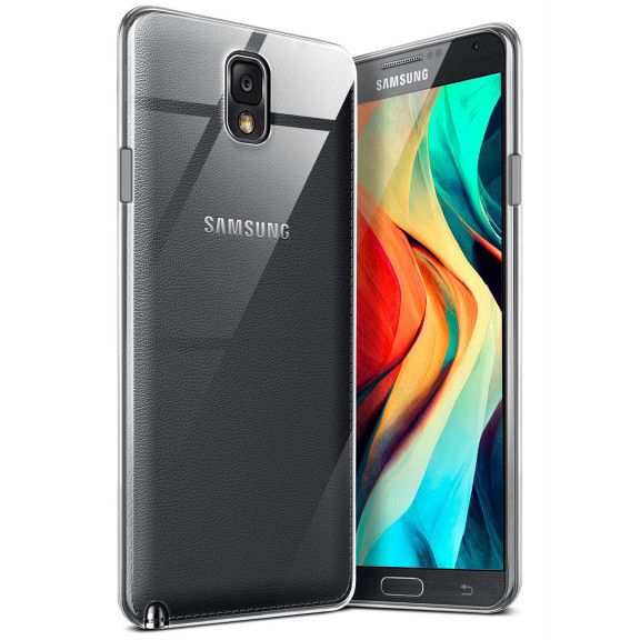 moex Aero Case für Samsung Galaxy Note 3 – Durchsichtige Hülle aus Silikon, Ultra Slim Handyhülle – Weiteres Produktbild 1