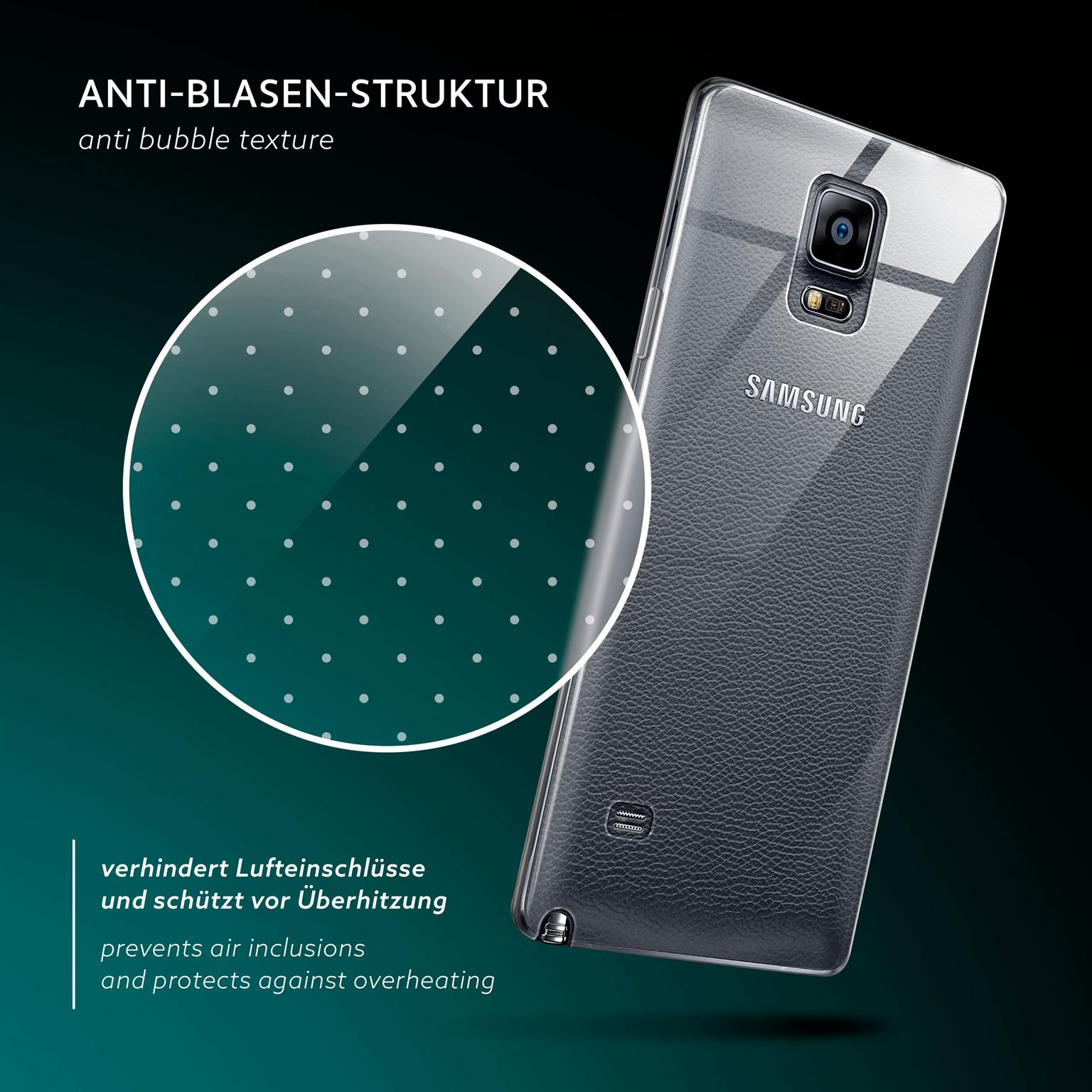 moex Aero Case Samsung Galaxy Note 4 durchsichtig aus Silikon – Weiteres Produktbild 5