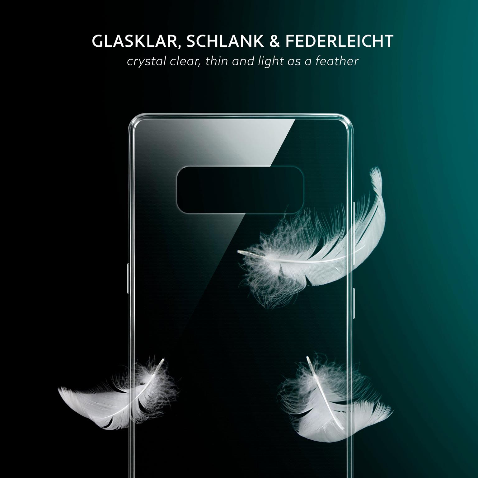 moex Aero Case Samsung Galaxy Note 8 durchsichtig aus Silikon – Weiteres Produktbild 2