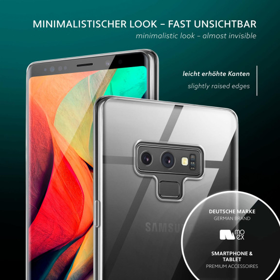 moex Aero Case Samsung Galaxy Note 9 durchsichtig aus Silikon – Weiteres Produktbild 4