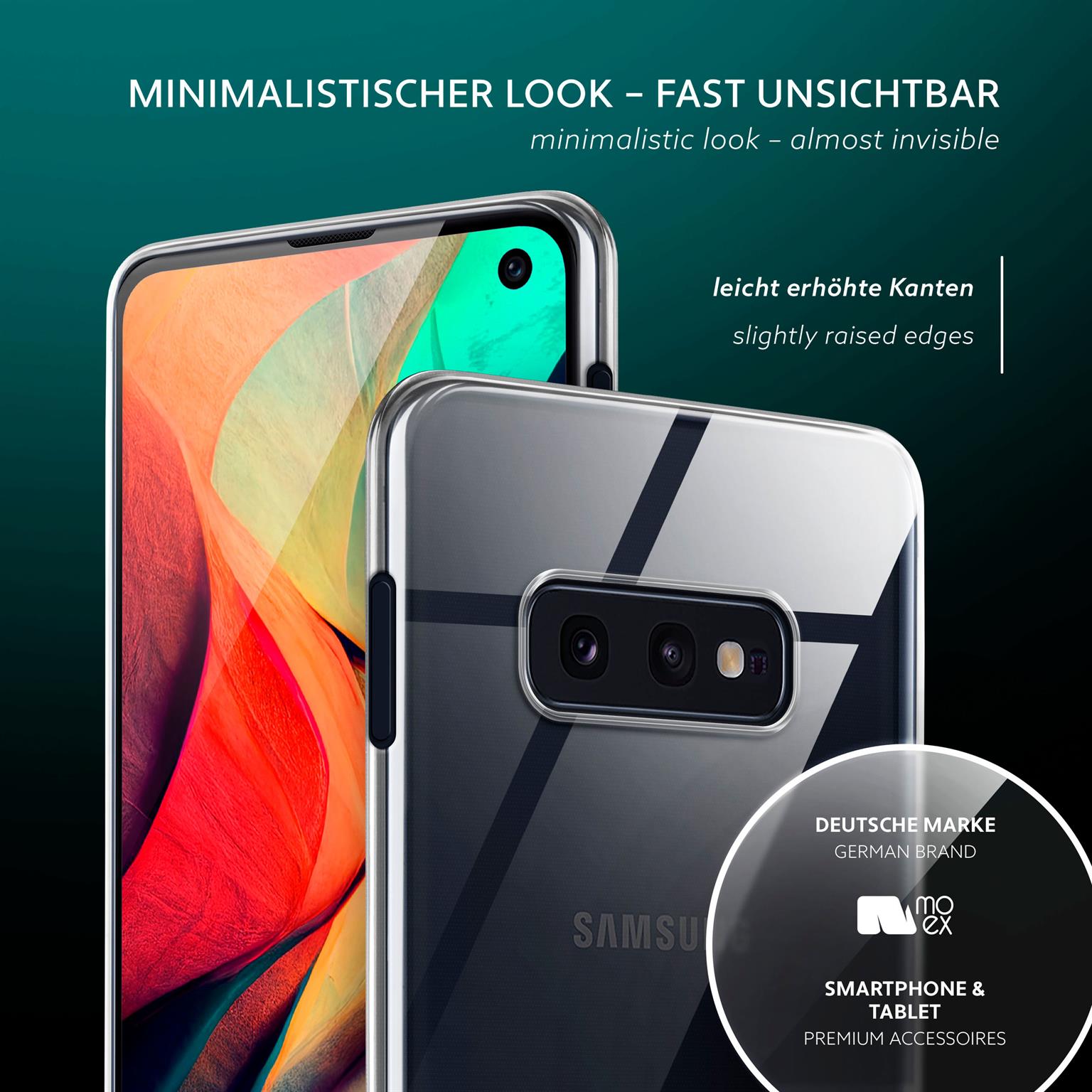 moex Aero Case Samsung Galaxy S10e durchsichtig aus Silikon – Weiteres Produktbild 4