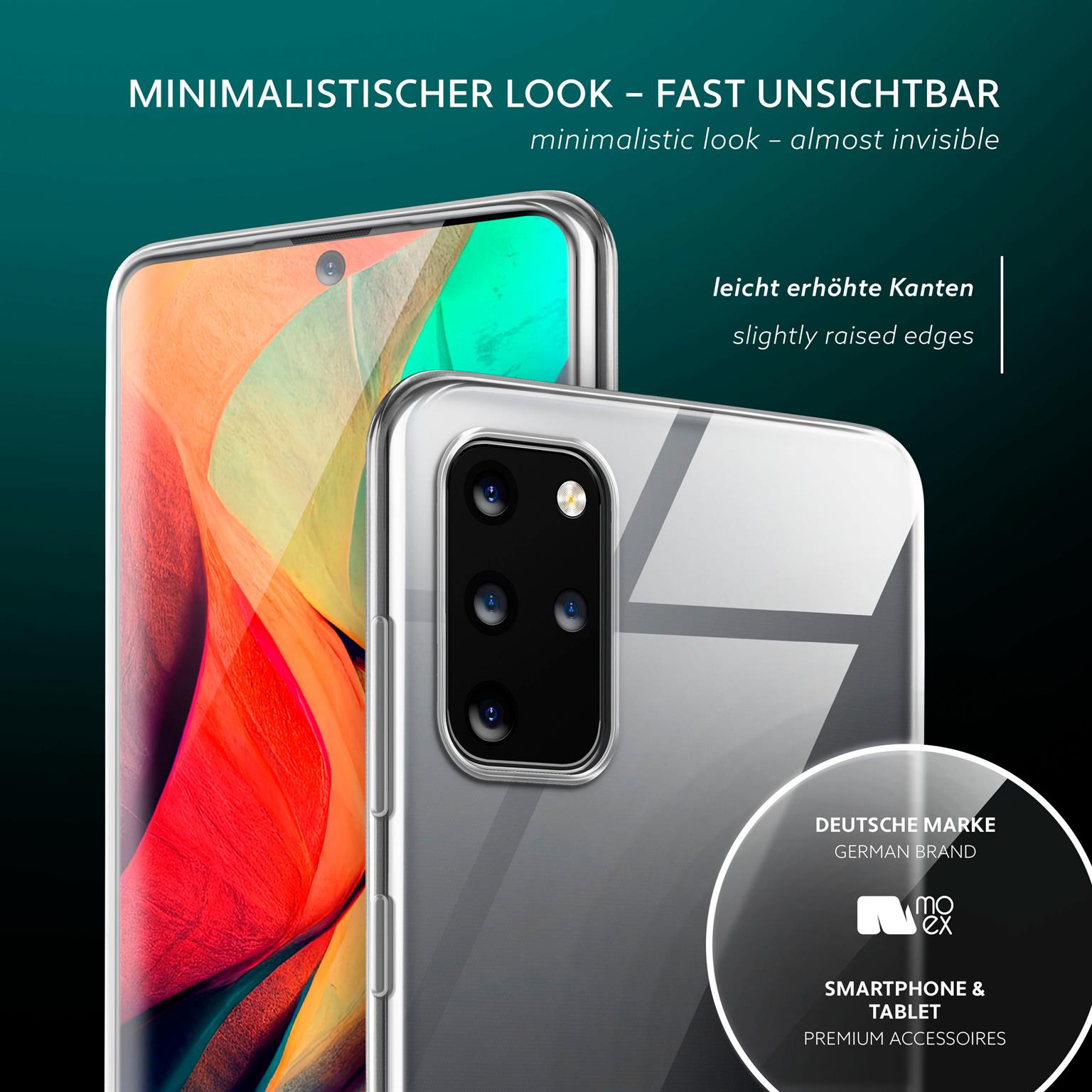 moex Aero Case Samsung Galaxy S20 Plus 5G durchsichtig aus Silikon – Weiteres Produktbild 3