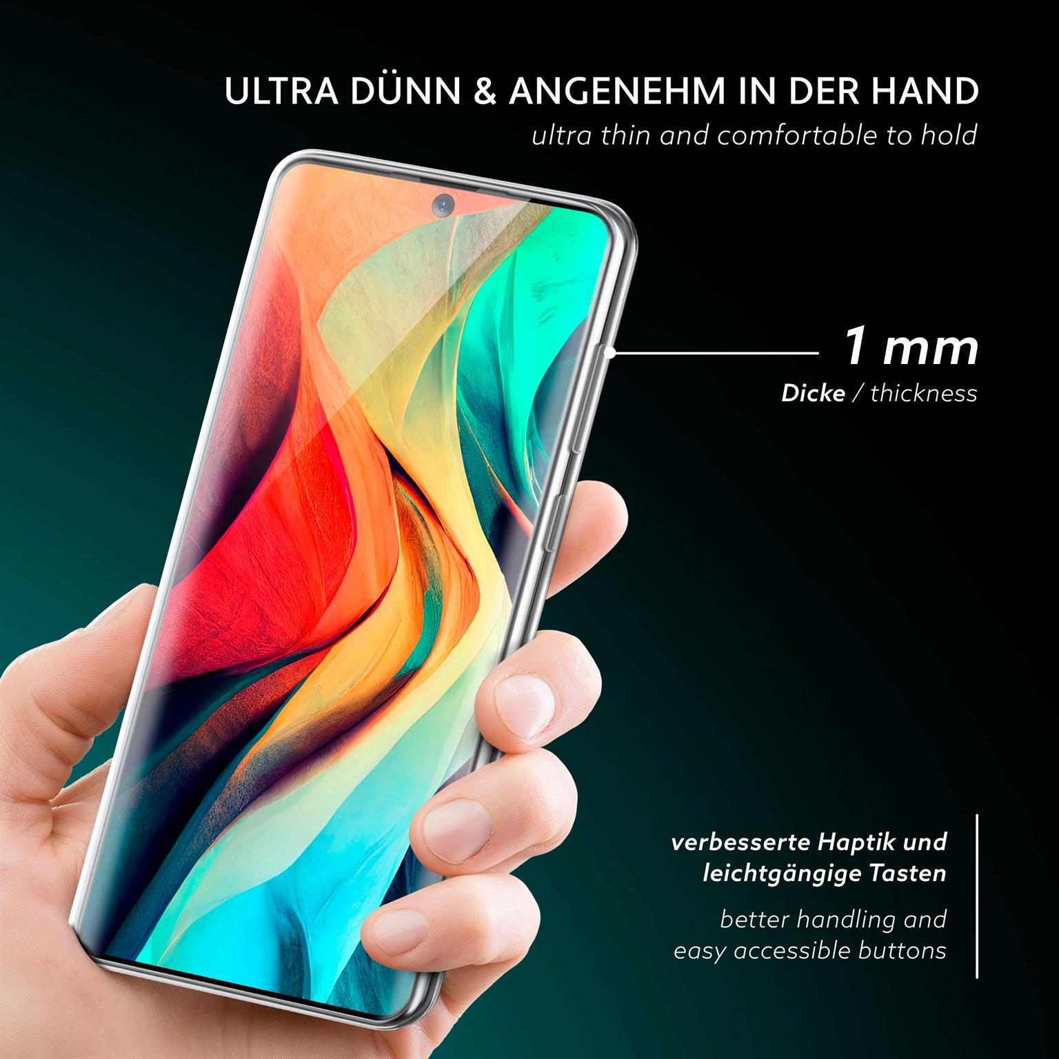 moex Aero Case Samsung Galaxy S20 Ultra durchsichtig aus Silikon – Weiteres Produktbild 2