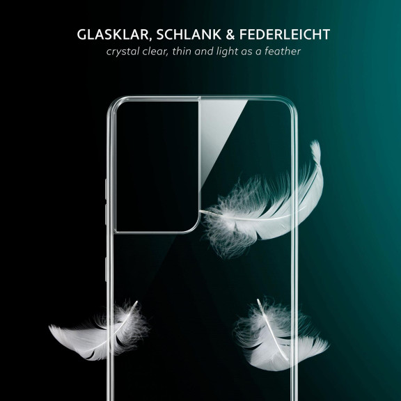 moex Aero Case Samsung Galaxy S21 Ultra durchsichtig aus Silikon – Weiteres Produktbild 3