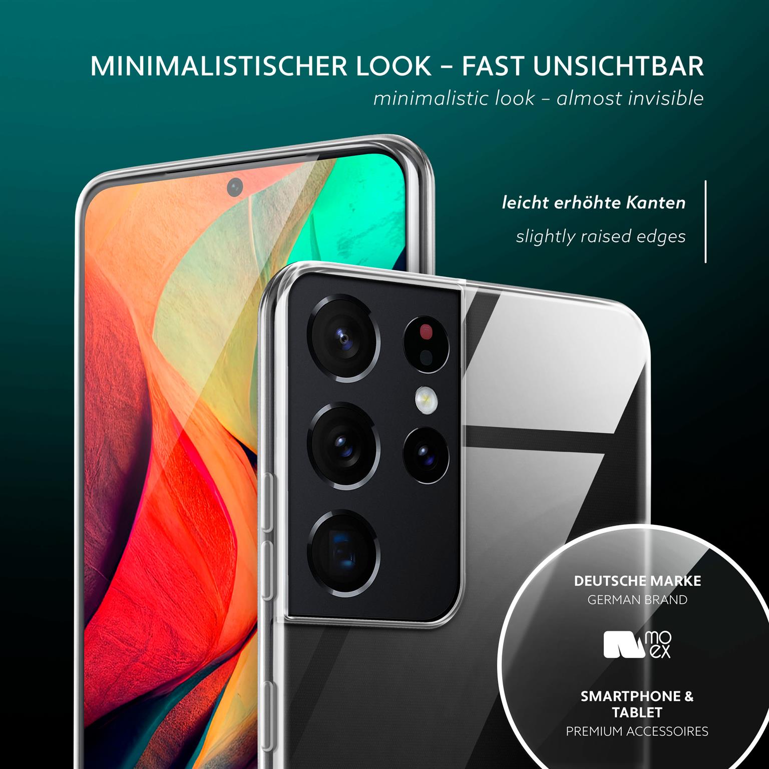 moex Aero Case Samsung Galaxy S21 Ultra durchsichtig aus Silikon – Weiteres Produktbild 4 moex Aero Case Samsung Galaxy S21 Ultra durchsichtig aus Silikon – Weiteres Produktbild 4