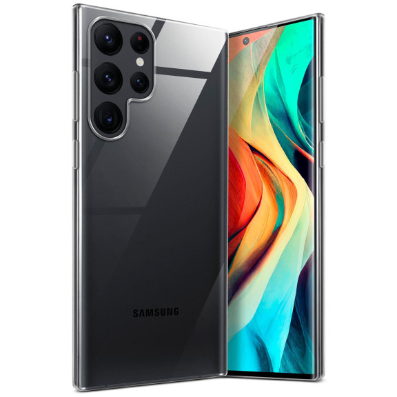 moex Aero Case Samsung Galaxy S22 Ultra durchsichtig aus Silikon – Weiteres Produktbild 1