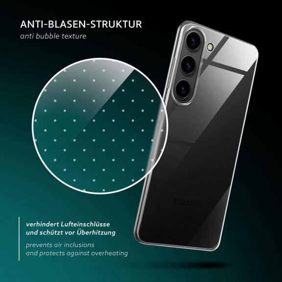 moex Aero Case Samsung Galaxy S23 Plus durchsichtig aus Silikon – Weiteres Produktbild 6