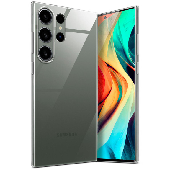 moex Aero Case Samsung Galaxy S24 Ultra durchsichtig aus Silikon – Weiteres Produktbild 1