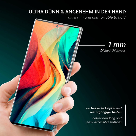 moex Aero Case Samsung Galaxy S24 Ultra durchsichtig aus Silikon – Weiteres Produktbild 2