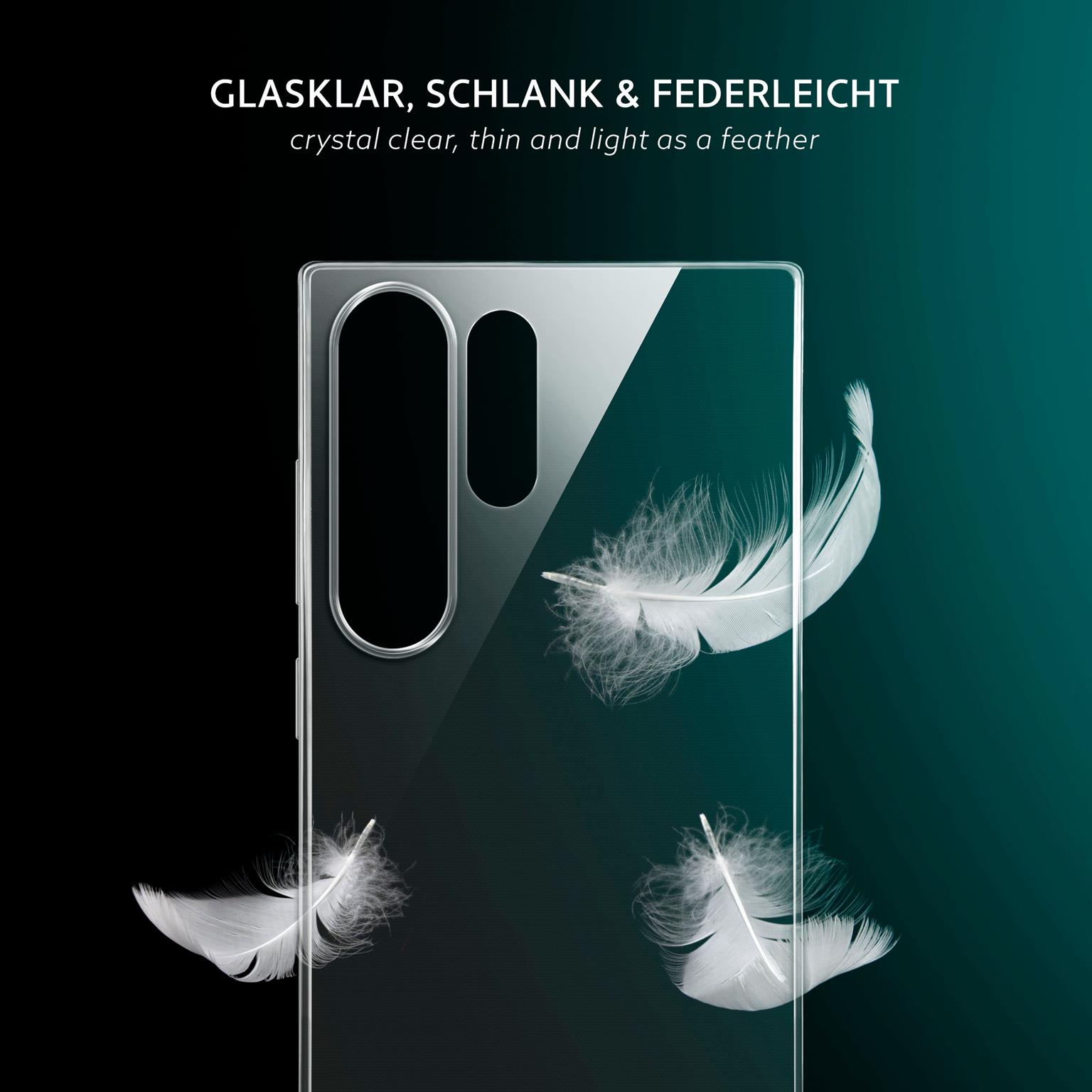 moex Aero Case Samsung Galaxy S24 Ultra durchsichtig aus Silikon – Weiteres Produktbild 3
