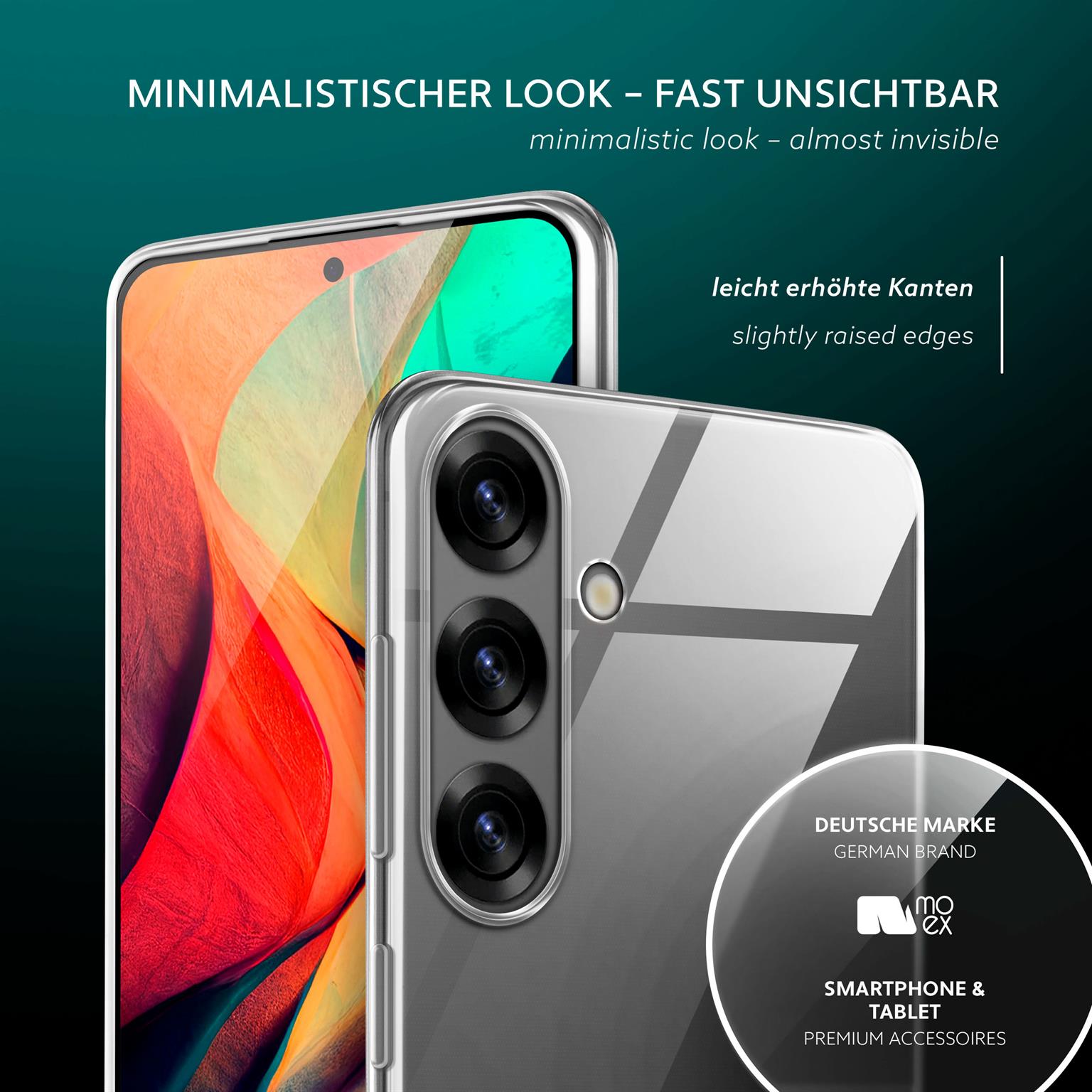 moex Aero Case Samsung Galaxy S25 Plus durchsichtig aus Silikon – Weiteres Produktbild 4