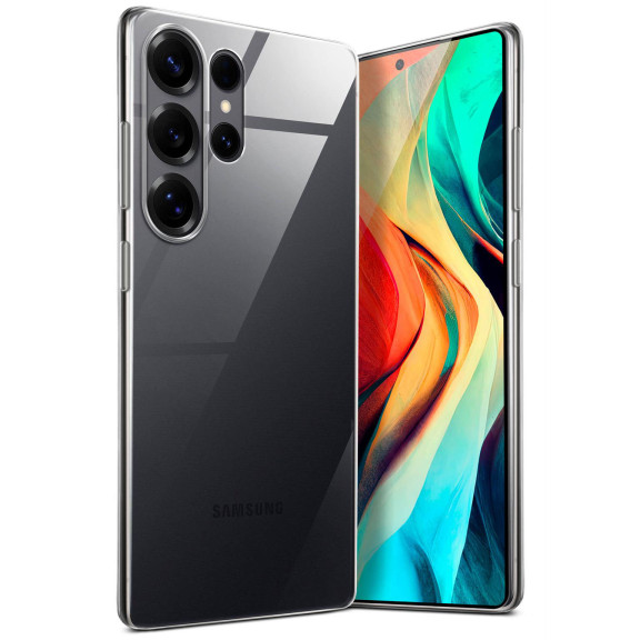 moex Aero Case Samsung Galaxy S25 Ultra durchsichtig aus Silikon – Weiteres Produktbild 1